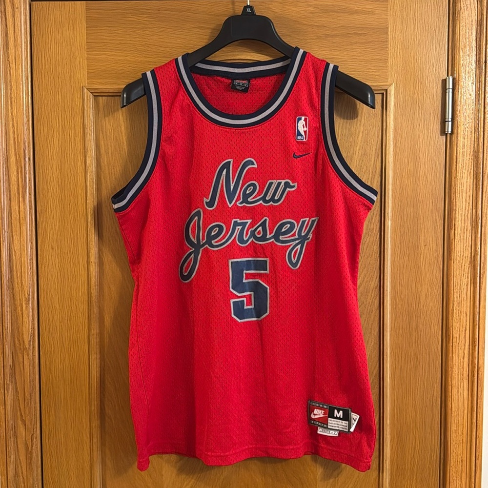 Vintage Nike NBA New Jersey Nets Jason Kidd Rewind Swingman Jersey size M